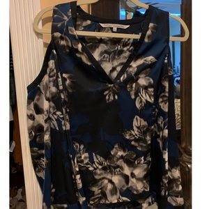 RACHEL Rachel Roy Floral Cold Shoulder Top